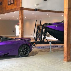 Carolina Water Sports & Marine Service Department - McLaren 720s with the Centurion Ri 257.