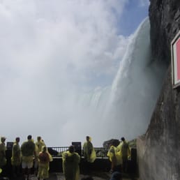 Under the waterfall