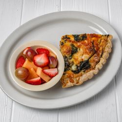 Chicken and Spinach Quiche