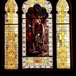 Historic Grant Avenue - Historic Stained Glass in Sanctuary