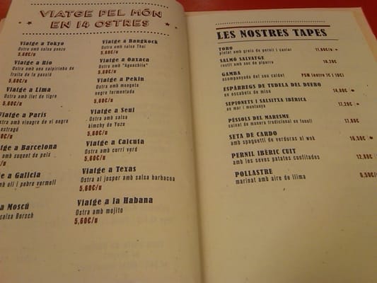 Menu photo 6 Tickets Barcelona, B