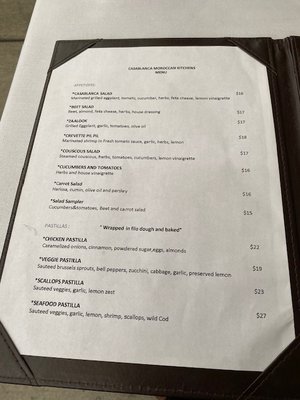 Menu photo 2 Casablanca Moroccan Kitchens Los Angeles, CA Menu photo 2 Casablanca Moroccan Kitchens Los Angeles, CA