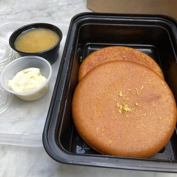Golden HOF - $16: Mini Honey Butter Pancakes (to-go) Like crispy crumpets, Unique toppings but $$ - Korean Near Me - New York, New York Golden HOF - $16: Mini Honey Butter Pancakes (to-go) Like crispy crumpets, Unique toppings but $$ - Korean Near Me - New York, New York