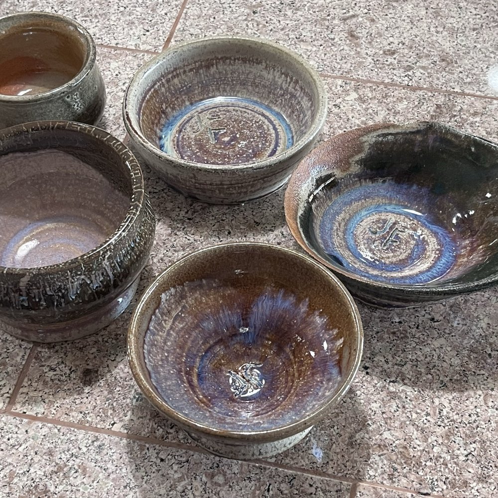 Desert Dragon Pottery - My husband's pottery after 3 sessions and glazing - Arts & Crafts Near Me - Phoenix, Arizona