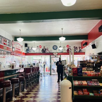 Rocky's Grill & Soda Shop - Inside of Rocky's Soda Shop. - Ice Cream & Frozen Yogurt Near Me - Brevard, North Carolina Rocky's Grill & Soda Shop - Inside of Rocky's Soda Shop. - Ice Cream & Frozen Yogurt Near Me - Brevard, North Carolina