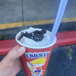 Frosty Boy - Grand Rapids - Small vegan vanilla soft serve Oreo Flurries !! Be still my dairy free heart