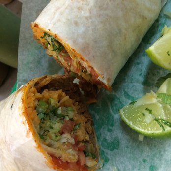 La RositaSol - Al pastor burrito with everything. I love seeing the colors when I pull a burrito apart! Gone in 60 seconds... - Mexican Near Me - Louisville, Kentucky