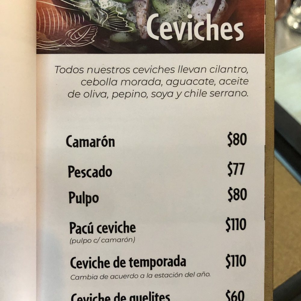 Pacú - Menu - Tapas/Small Plates Near Me - Heroica Puebla de Zaragoza, PUE