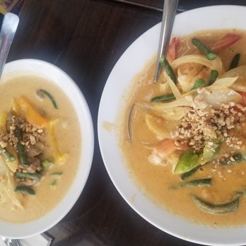 Ono Thai - Panang curry. One with beef, one with shrimp - Thai Near Me - Ewa Beach, Hawaii Ono Thai - Panang curry. One with beef, one with shrimp - Thai Near Me - Ewa Beach, Hawaii