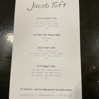 Jacob Toft - Wineries Near Me - Paso Robles, California