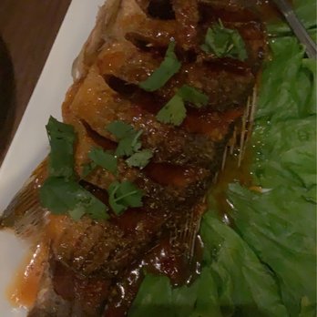 Soi 38 - Rock fish of the day fried with spicy chili sauce on top. - Thai Near Me - Washington, DC, District of Columbia Soi 38 - Rock fish of the day fried with spicy chili sauce on top. - Thai Near Me - Washington, DC, District of Columbia
