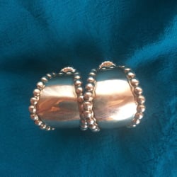 Shalako Indian Store - These heavy sterling silver earrings are the perfect weight and SO beautiful.