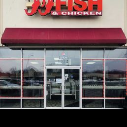 the front of the restaurant