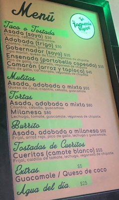 Menu photo 4 La Taqueria Vegiee Tijuana, BCN