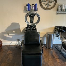 The Hair Designers Salon and Supplies - This is the new infrared dryer no sound, and it speeds up the process of your color if you have very hard here to color, moisturizes  hair
