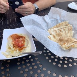 Hummus and pita