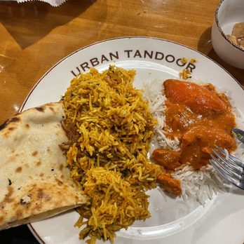 Urban Tandoor - Lamb Biryani, Butter Naan, Chicken Curry and rice. - Indian Near Me - Arlington, Virginia Urban Tandoor - Lamb Biryani, Butter Naan, Chicken Curry and rice. - Indian Near Me - Arlington, Virginia