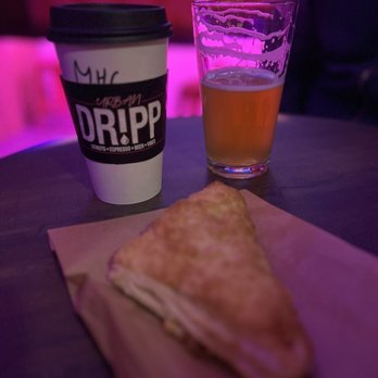 Urban Dripp - Guava turnover, Chocolate Abuelita and draft beer. - Donuts Near Me - Riverside, California Urban Dripp - Guava turnover, Chocolate Abuelita and draft beer. - Donuts Near Me - Riverside, California