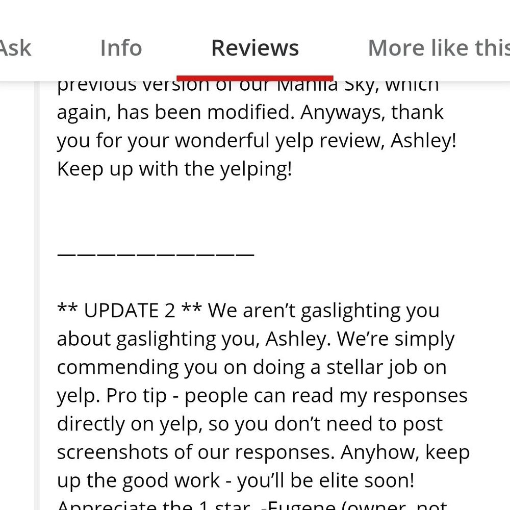 Hologram - Telling me I don't need to post screenshots of responses as they are actively editing their responses. SHADY. - Coffee & Tea Near Me - San Francisco, California Hologram - Telling me I don't need to post screenshots of responses as they are actively editing their responses. SHADY. - Coffee & Tea Near Me - San Francisco, California