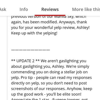 Hologram - Telling me I don't need to post screenshots of responses as they are actively editing their responses. SHADY. - Coffee & Tea Near Me - San Francisco, California Hologram - Telling me I don't need to post screenshots of responses as they are actively editing their responses. SHADY. - Coffee & Tea Near Me - San Francisco, California