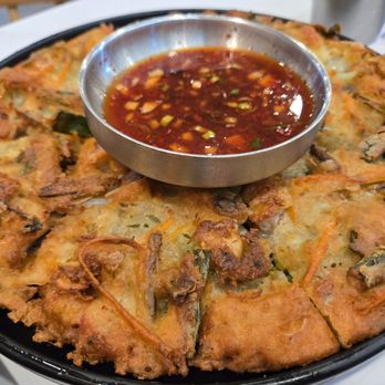 Jeonju Hostetter - Seafood pajeon/pancake - Korean Near Me - San Jose, California Jeonju Hostetter - Seafood pajeon/pancake - Korean Near Me - San Jose, California