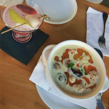 Di Fiora - Malaysian Coconut Soup; lychee cosmo - Asian Fusion Near Me - Seattle, Washington Di Fiora - Malaysian Coconut Soup; lychee cosmo - Asian Fusion Near Me - Seattle, Washington