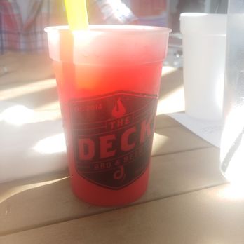 The Deck - Strawberry daiquiri - American Near Me - Muskegon, Michigan