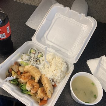 Lemongrass Thai & Sushi - Shrimp Teriyaki Bento Box Lunch - Sushi Bars Near Me - Columbus, Georgia Lemongrass Thai & Sushi - Shrimp Teriyaki Bento Box Lunch - Sushi Bars Near Me - Columbus, Georgia