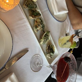 SLAY Steak + Fish House - Loaded oysters - Seafood Near Me - Manhattan Beach, California SLAY Steak + Fish House - Loaded oysters - Seafood Near Me - Manhattan Beach, California