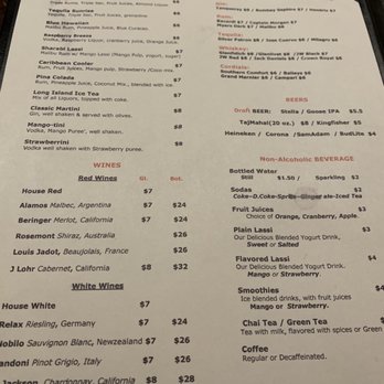 Curry Place Indian Cuisine - Menu as of February 2020 - Indian Near Me - Silver Spring, Maryland