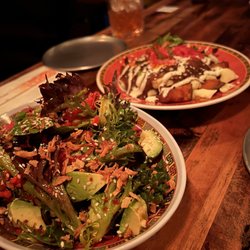 Oddseoul - Spicy Scallion And Avocado Slaw, Squash Poutine