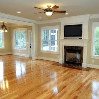 Refinished Brazilian Cherry Hardwood With Sedona Red Stain Color