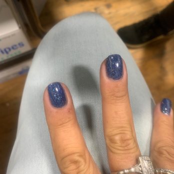 Atelier Nail & Spa - Fabulous powder gel manicure - Nail Salons Near Me - Commack, New York