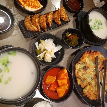 Tang Maru - Set menu with oxbone soup + seafood pancake & oxbone soup + dumplings - Korean Near Me - Palisades Park, New Jersey
