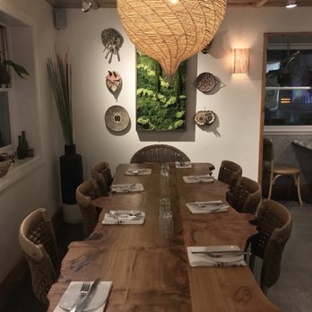 Ceviche's - Large table at the entrance - Seafood Near Me - Wilmington, North Carolina