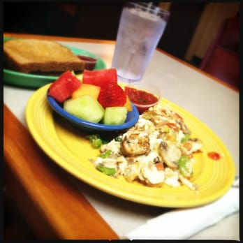 Eggs Etc - Egg white special with fruit & wheat toast - Breakfast & Brunch Near Me - Long Beach, California