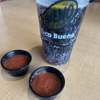 Taco Bueno - Coke and some salsas - Fast Food Near Me - Sapulpa, Oklahoma Taco Bueno - Coke and some salsas - Fast Food Near Me - Sapulpa, Oklahoma