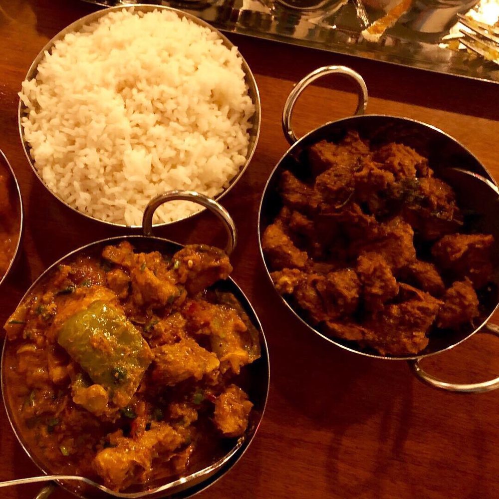 Anjappar Chettinad Indian Restaurant - Chicken kadahi, Mutton Bhuna, white rice - Indian Near Me - Tustin, California Anjappar Chettinad Indian Restaurant - Chicken kadahi, Mutton Bhuna, white rice - Indian Near Me - Tustin, California