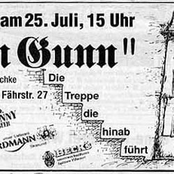Bengunn - Die Historische Anzeige zur Neueröffnung am 25.08.1991
