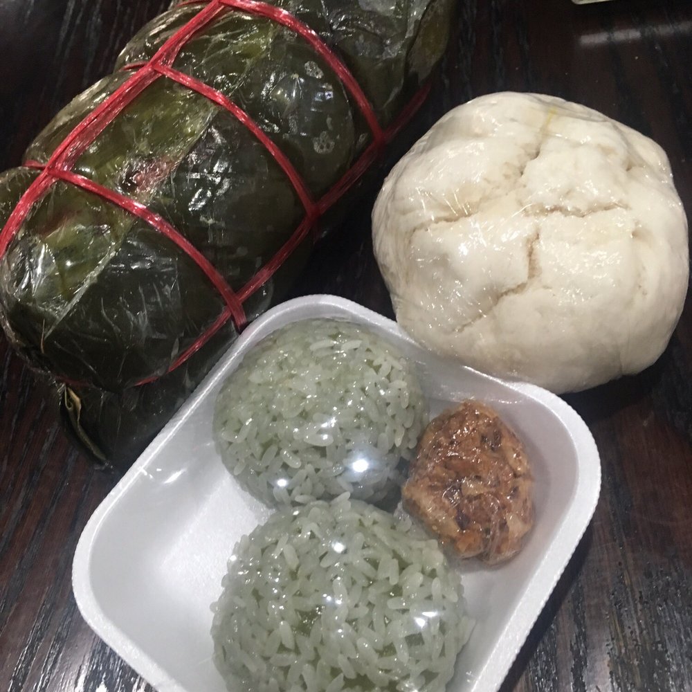 Le Bledo Eatery - Cha lua, banana dessert and steamed pork & egg bun - Vietnamese Near Me - Springfield, Virginia