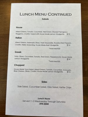 Menu photo 2 Vino Market Midlothian, VA