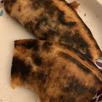 Blaze Pizza - Scorched/burned bottom - Salad Near Me - Charlotte, North Carolina Blaze Pizza - Scorched/burned bottom - Salad Near Me - Charlotte, North Carolina