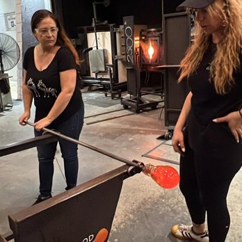 Hollywood Hot Glass - I got to roll my own piece - Art Galleries Near Me - Hollywood, Florida Hollywood Hot Glass - I got to roll my own piece - Art Galleries Near Me - Hollywood, Florida