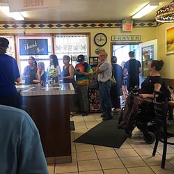 Beach Boy Restaurant - The line to get in starts at 11AM
