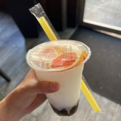 York Street Noodle House - Lychee slushy bubble tea (boba)