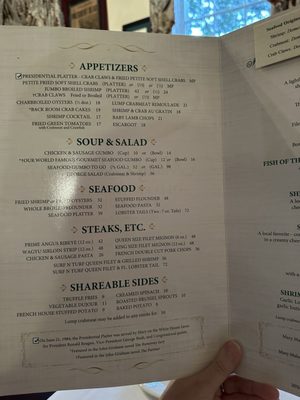 Menu photo 2 Mary Mahoneys Biloxi, MS