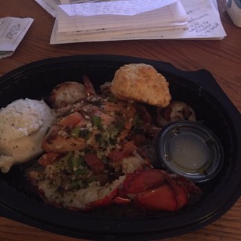 Red Lobster - Salmon, shrimp and lobster from my favorite restaurant. Always busy so you know the food is fresh. - Seafood Near Me - Schaumburg, Illinois Red Lobster - Salmon, shrimp and lobster from my favorite restaurant. Always busy so you know the food is fresh. - Seafood Near Me - Schaumburg, Illinois
