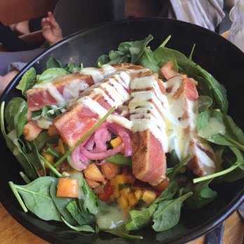 Down the Hatch Maui - Grilled who salad - Seafood Near Me - Lahaina, Hawaii Down the Hatch Maui - Grilled who salad - Seafood Near Me - Lahaina, Hawaii