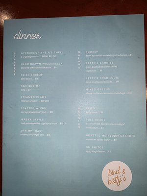 Menu photo 8 Bird & Betty’s Beach Haven, NJ Menu photo 8 Bird & Betty’s Beach Haven, NJ