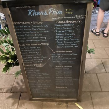 Khan & Phim Thai - Menu for the food truck - Food Trucks Near Me - Haleiwa, Hawaii Khan & Phim Thai - Menu for the food truck - Food Trucks Near Me - Haleiwa, Hawaii